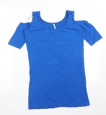 T-shirt donna blu alcott