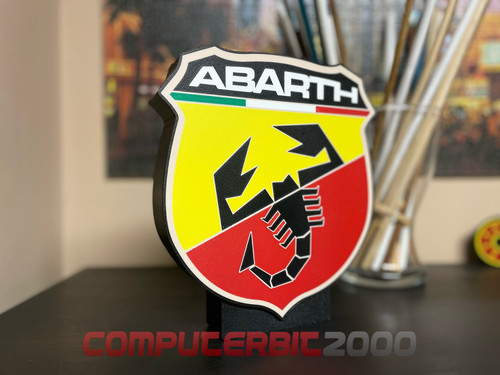 Insegna luminosa abarth - luminosa,