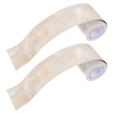  2 Rotoli Bordo Battiscopa Autoadesivo Marmo Peel e Bastone Copri PVC