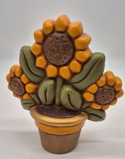 Pianta Thun Tre Girasole Vintage Vecchia Produzione Vaso Grande