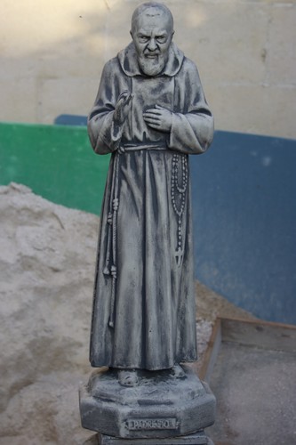 Statua padre pio h90cm - statua,