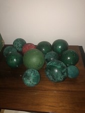 BOCCE  IN LEGNO Vintage misure