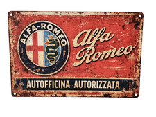 Insegna Targa Vintage Alfa