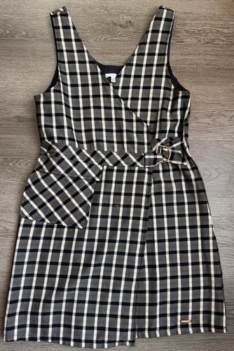 Tahari girl plaid wrap - sz,