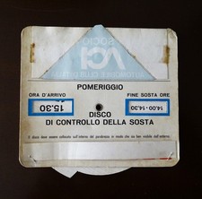 RARO DISCO ORARIO PER AUTO