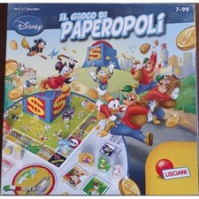 GIOCO DI PAPEROPOLI – DISNEY - LISCIANI GIOCO PER BAMBINI NUOVO - SPEDIZ. GRATIS