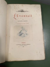 Octave Uzanne: L’eventuale  . Paris Quantum 1882. Rilegatura Mezza Pelle