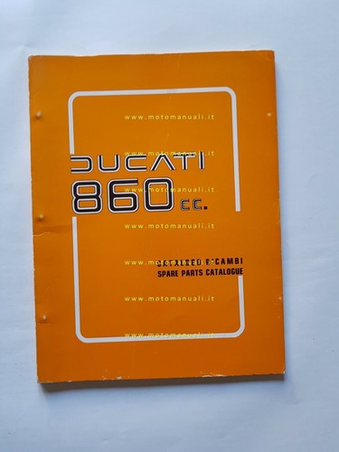 Ducati 860 1975 catalogo