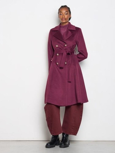 Cappotto lungo con - , e
