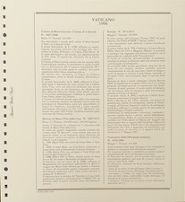 VATICANO 1996 FOGLI MARINI MODELLO KING USATI 5 FOGLI MF64639