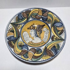 Piatto maiolica area umbro