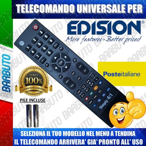 Telecomando universale edision - telecomando,