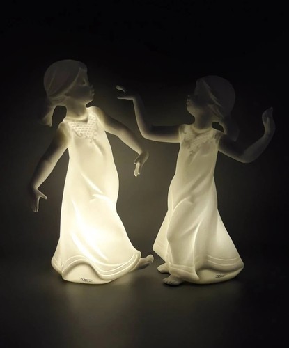 Morena porcellana coppia - , di