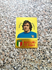FIGURINA MEDAGLIONE CHINAGLIA N. 310 CALCIATORI PANINI 1973-74 OTTIMO CON VELINA