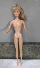 Barbie Vintage Mattel Standard Gamba Dritta Ciglia Bionde Radicate 