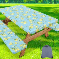 Picnic Table Cover with Bench