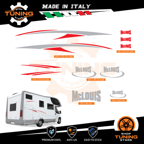 Kit adesivi camper mclouis - kit,