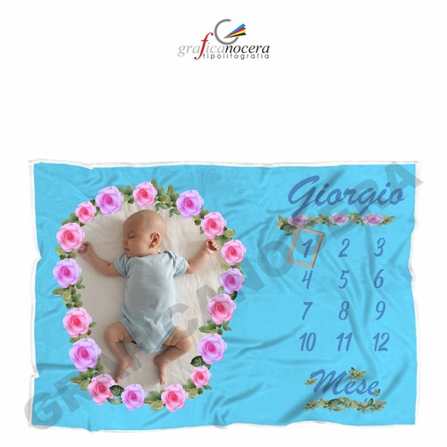 Plaid personalizzato neonato - plaid,