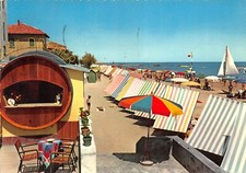 AL9-41B) VISERBA CHIOSCO BAR BIRRA DREHER SPIAGGIA VIAGGIATA RIMINI