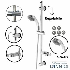 Saliscendi doccia con asta
