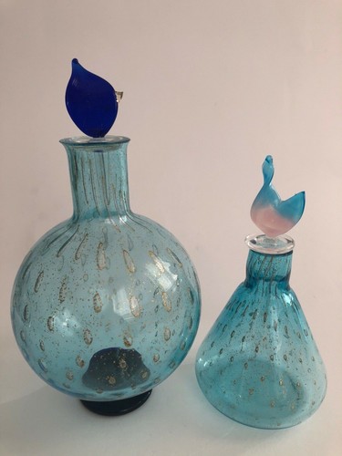 Due boccette profumo murano - boccette,