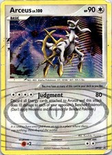 Arceus DP50 Holo Promo Diamond