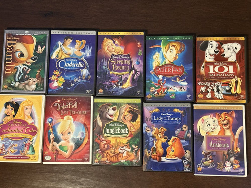 Disney dvd lot - disney, set