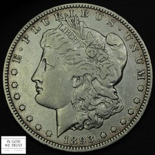 1893 O Morgan Silver Dollar $1