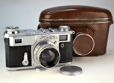 COMPLETAMENTE REVISIONATO! FOTOCAMERA RF PRIMI 1953 URSS "KIEV-2A" + obiettivo 1952 kmz jupiter-8