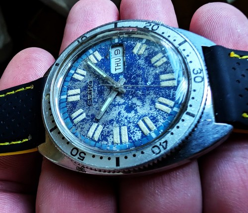 Seiko 6106 8100 chevron - 6106-8100,