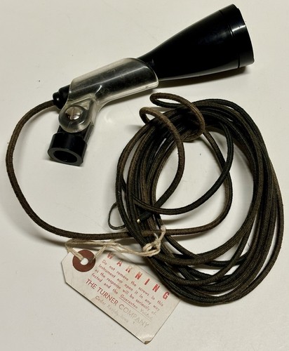 Microfono turner vintage - turner, anni