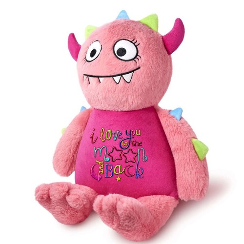 Orso ricamato mostro rosa - , i