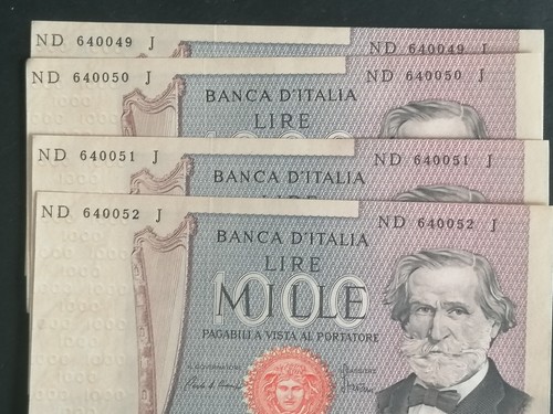 Lotto banconote lire - banconote,