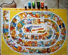 GIOCO DELL'OCA MACCHININE - EDIZIONE MARCA STELLA