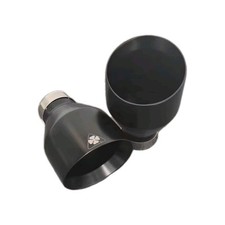 2 TERMINALI SCARICO ACCIAIO INOX  51mm - 130mm STELVIO Alfa Romeo FINALINI