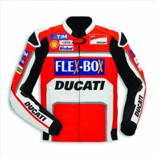 Ducati Giacca Moto Pelle Corse