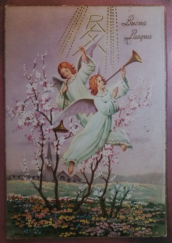Buona pasqua pax cartolina - buona,