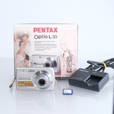 Pentax Optio L30 fotocamera digitale compatta 7,1 MP sensore CCD argento fotocamera digitale vintage