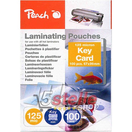 Peach 100 pouches porta badge - peach,