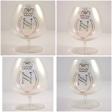 CALICI NAPOLEON CRISTALLO 4 BICCHIERI BORDO DORATI