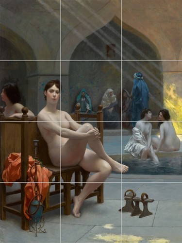 Pannello ceramica mosaico - , di