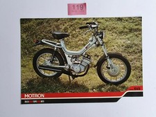 BROCHURE MOTO ORIGINALE MOTRON SV3 DOPPIA FACCIA ITALIANA VNC