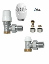 KIT VALVOLA + DETENTORE+ TESTA TERMOSTATICA " RBM " 1/2 + ADATT.RAME/MULTISTRATO