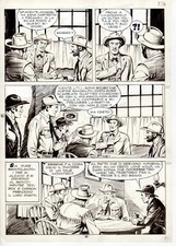 ERIO NICOLO' - TAVOLA ORIGINALE TEX - 'L'UOMO VENUTO DA DENVER'