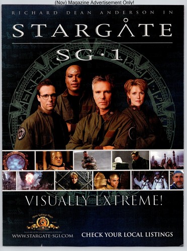 Pubblicità stargate sg1 - pubblicità,
