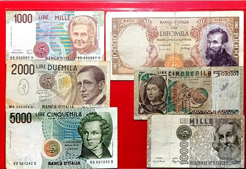 Lotto monete banconote della - monete,