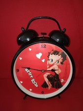 BETTY BOOP OROLOGIO SVEGLIA GIGANTE ALTA 30 CM ELETTRONICA QUARZO  STILE VINTAGE