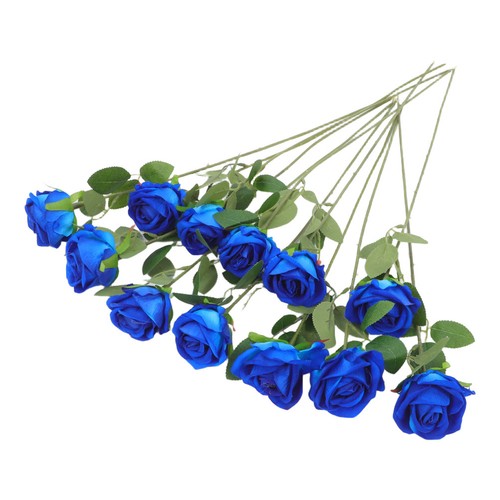 Rose artificiali blu - ,