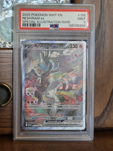 Pokemon psa reshiram 166 - 9, ex