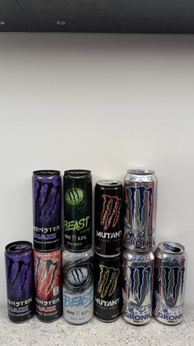 Monster energy cans - monster,